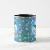 Mermaid mignon Mug BLUE (Centre)