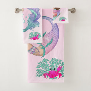 Mermaid mignonne Amidon rose cheveux foncé personn