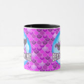 Mermaid Mignonne Mug pourpre (Centre)