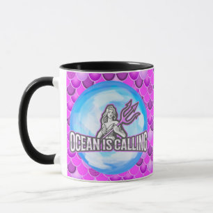 Mermaid Mignonne Mug pourpre