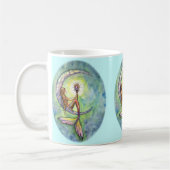 Mermaid Moon Coffee Mok door Molly Harrison (Links)