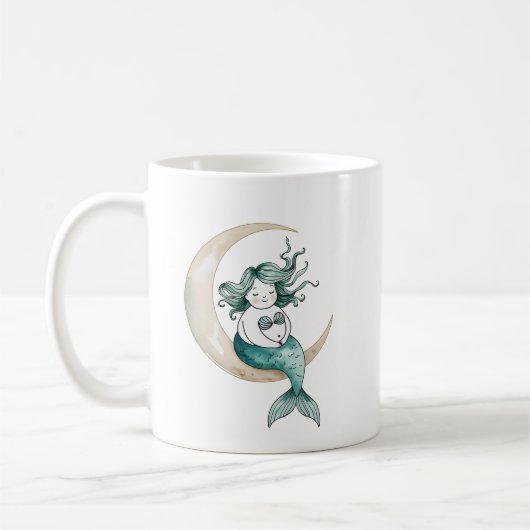 Mermaid Moon Mug (Gauche)
