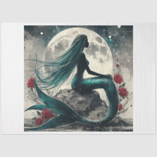 Mermaid Moon Tissuepapier (Voorkant)