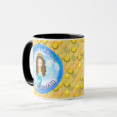 Mermaid mou Joyeuse Mug Jaune (Devant gauche)
