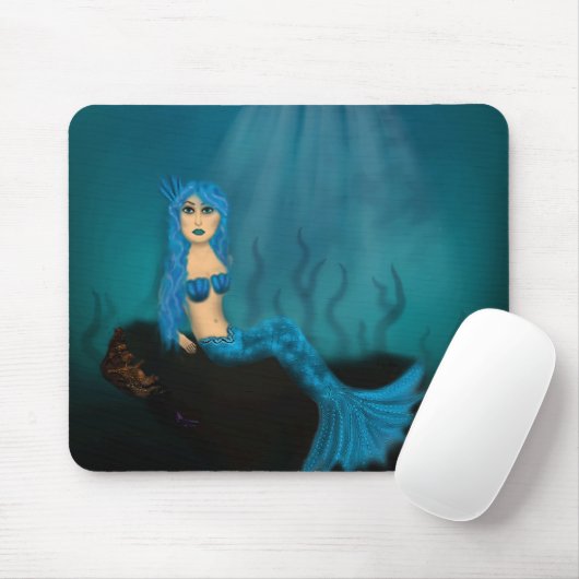 Mermaid Mousepad Muismat (Met muis)