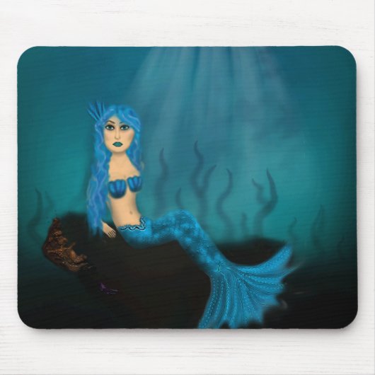 Mermaid Mousepad Muismat (Voorkant)