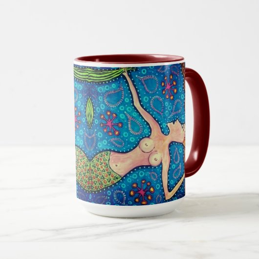 Mermaid Mug (Devant droit)