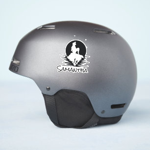 Mermaid Name Black silhouette Sticker