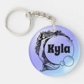 Mermaid Name Custom Sleutelhanger - Kyla (Voorkant)
