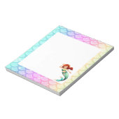 Mermaid Note Pad Notitieblok (Gedraaid)