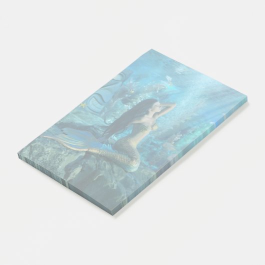 Mermaid Oasis Post-it® Notes (Schuin)
