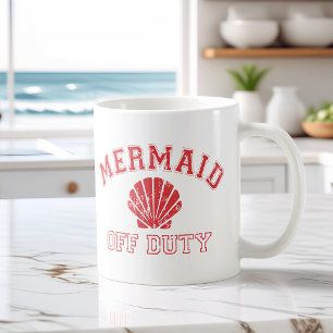 Mermaid Off Duty Distress Koffiemok
