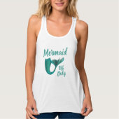 Mermaid off Duty Mermaid Tail Tanktop (Voorkant)