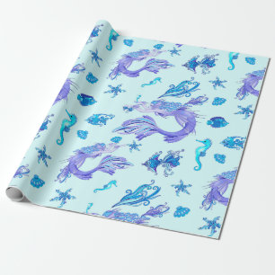 Mermaid Paars Fairy Creater Cadeaupapier