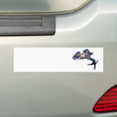 Mermaid Pair Bumpersticker (Op auto)