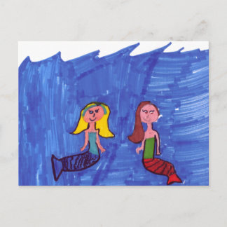 Mermaid Pals Briefkaart