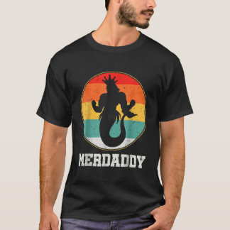 Mermaid papa Fish Vader T-shirt