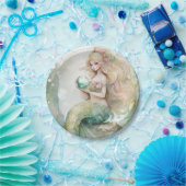 Mermaid Papieren Bordje (Feest)