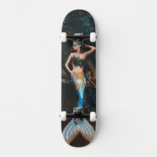 Mermaid Paradise Skateboard (Voorkant)