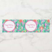 Mermaid Party Eten en Drank Etiket Set (Enkel label)