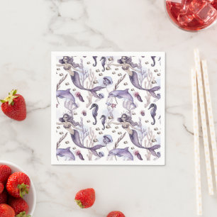 Mermaid Party Pirate Napkins Servet
