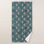 Mermaid Pattern Badhanddoek (Badhanddoek)