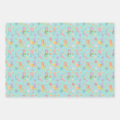 Mermaid Pattern Inpakpapier Vel (Voorkant 3)