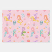 Mermaid Pattern Inpakpapier Vel (Voorkant)