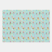 Mermaid Pattern Inpakpapier Vel (Voorkant 3)