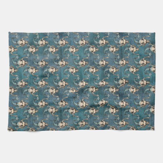 Mermaid Pattern Theedoek (Horizontaal)