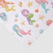 Mermaid Pattern Tissuepapier (Detail)