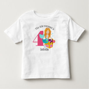 Mermaid Personalized Birthday Kinder Shirts