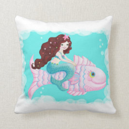 Mermaid pillow kussen