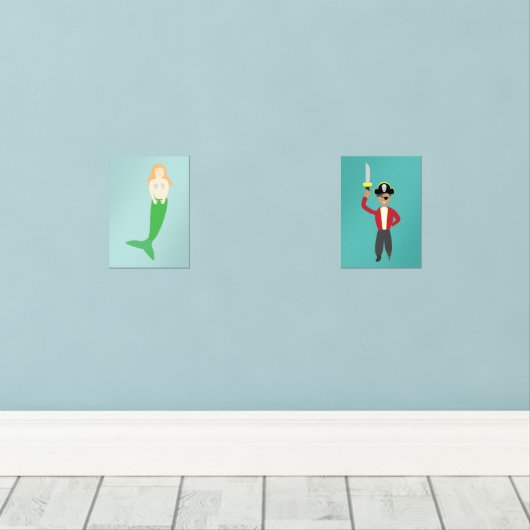 Mermaid & Pirate (Parquet)