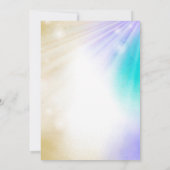 Mermaid Pirate Anniversaire Invitation Fête des fr (Dos)