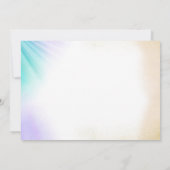 Mermaid Pirate Anniversaire Invitation Fête des fr (Dos)