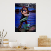 "Mermaid & Pirate's Caribbean Love" POSTER (Cuisine)