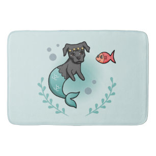Mermaid Pit Bull Badmat
