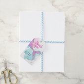 Mermaid Pool Party Hartelijk dank voor Labels met Cadeaulabel (Met Touw)