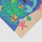 Mermaid Pool Party Tissuepapier (Detail)