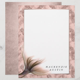 Mermaid Posh Tail Papier de pêche en terre cuite