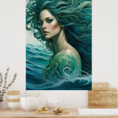 Mermaid Poster (Keuken)