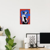 Mermaid Poster (Thuiskantoor)