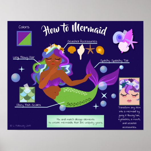 Mermaid Poster (Voorkant)