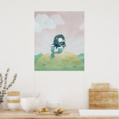 Mermaid - poster afdrukken (Keuken)