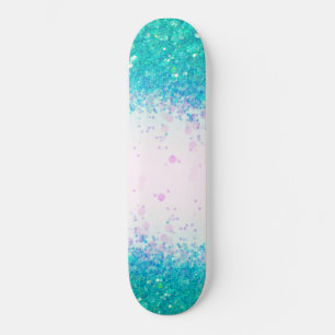 Mermaid Princess Glitter #2 (Faux Glitter) #art Skateboard