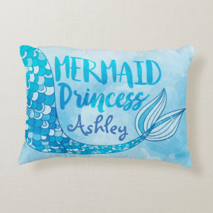 Mermaid Princess Pillow Accent Kussen