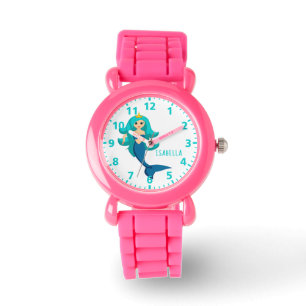 Mermaid prinses meisje horloge