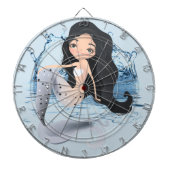 Mermaid ProfilesInk Dart Board Dartbord (Voorkant)
