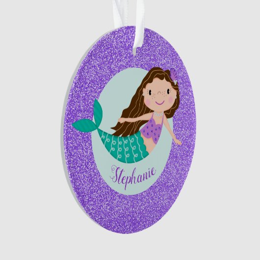 Mermaid Purple Glitter (devant)